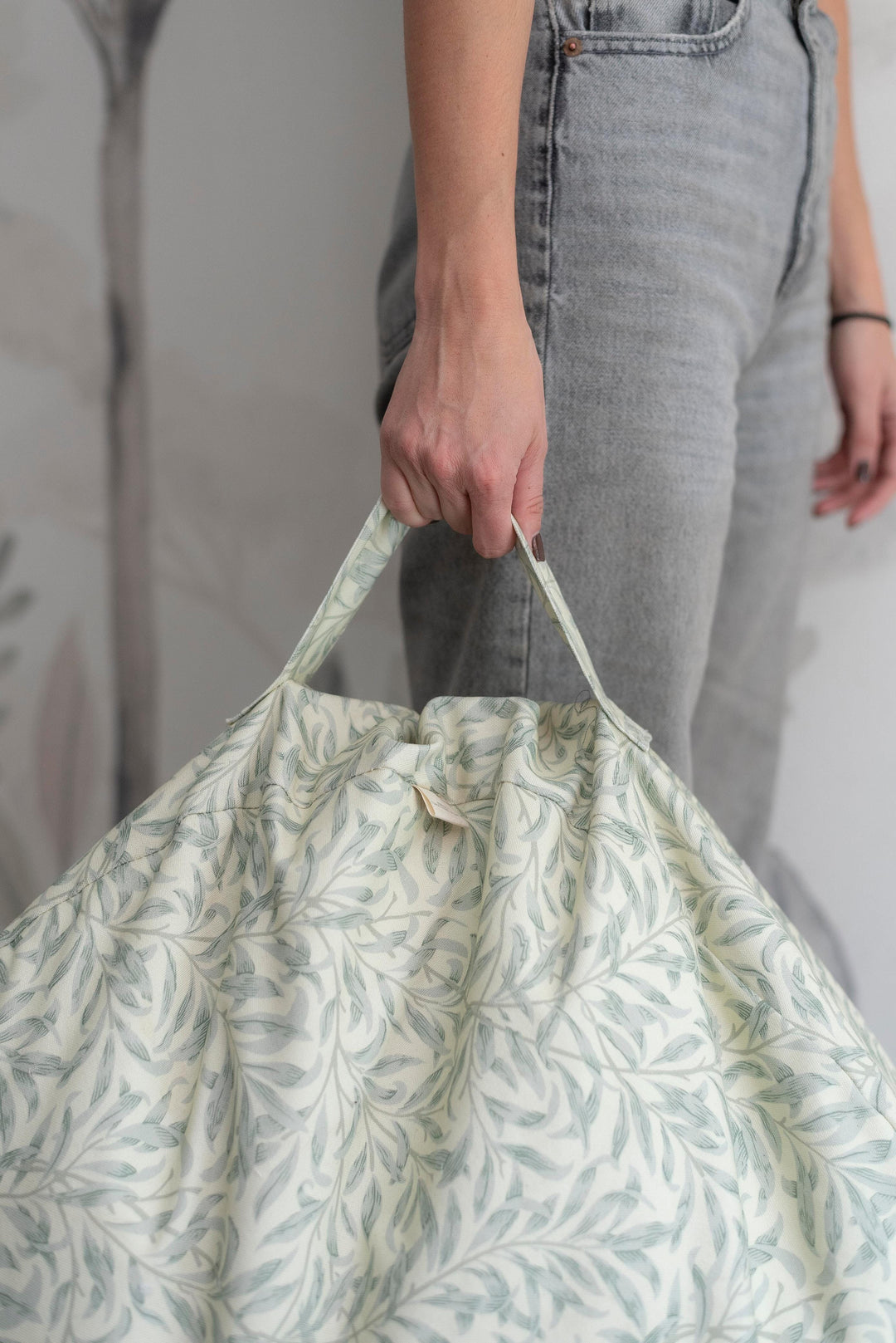 Puf Nube Hojas Morris Mundo Kaleido 