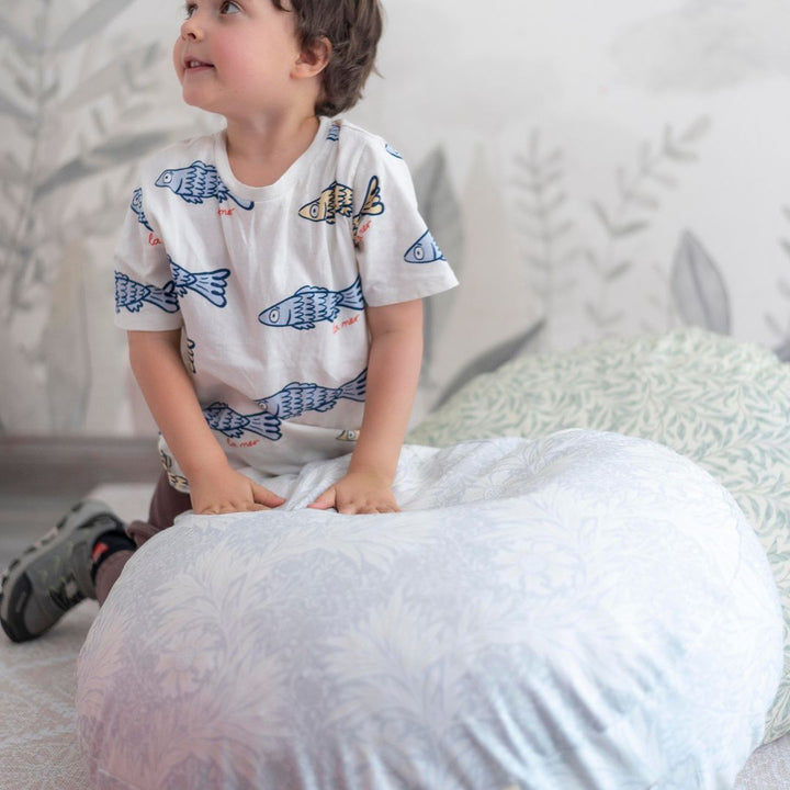 2 x Puf Nube | Flores Morris