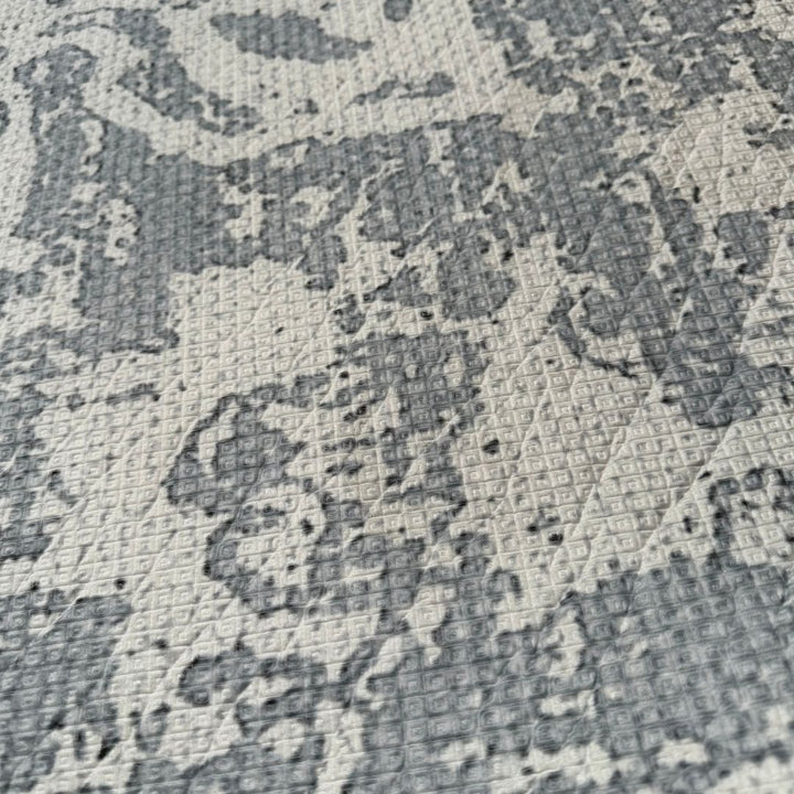 Playmat Rombos Étnicos Sage / Flor Persa Celeste · Con detalle