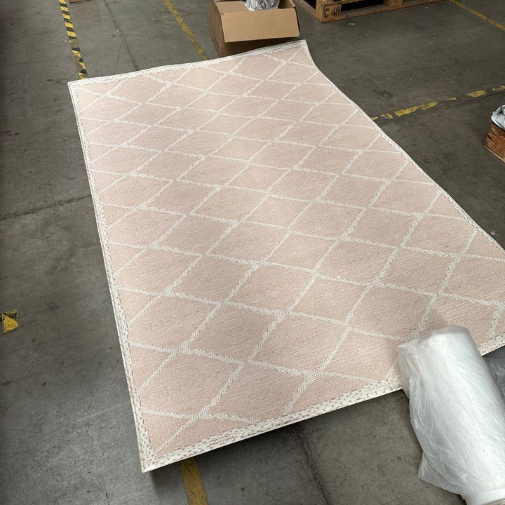 Playmat Persa Verde / Rombos Lana · Con detalle