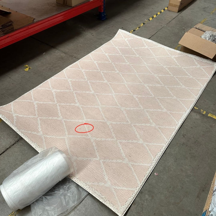 Playmat Persa Verde / Rombos Lana · Con detalle