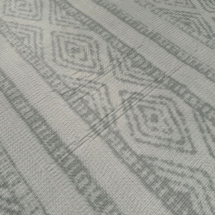 Playmat Amapolas / Líneas y Rombos Gris XL · Con detalle