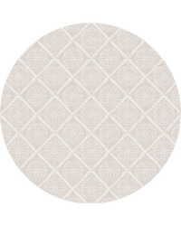 Lado B del mat Playmat Hojas y Puntos Rosa / Flores Lana