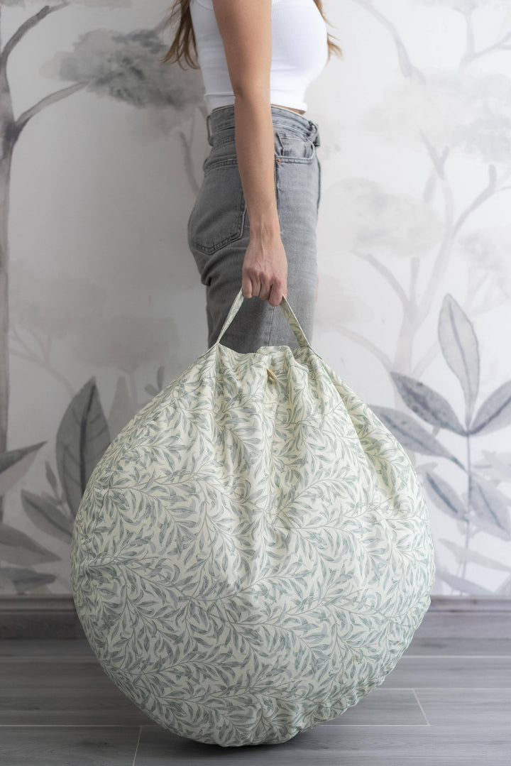 Puf Nube Hojas Morris Mundo Kaleido 