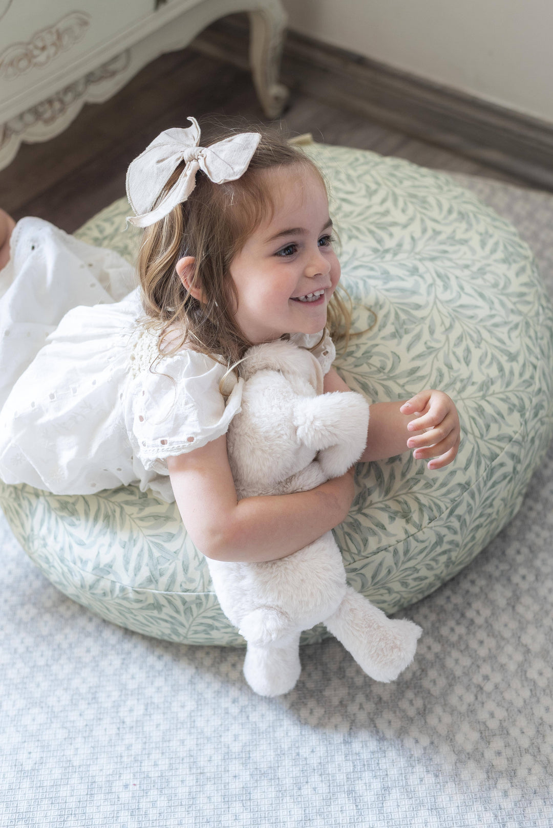 Puf Nube Hojas Morris Mundo Kaleido 