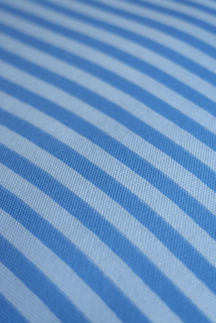 Puf Tambor Rayas Circo Azul Mundo Kaleido 