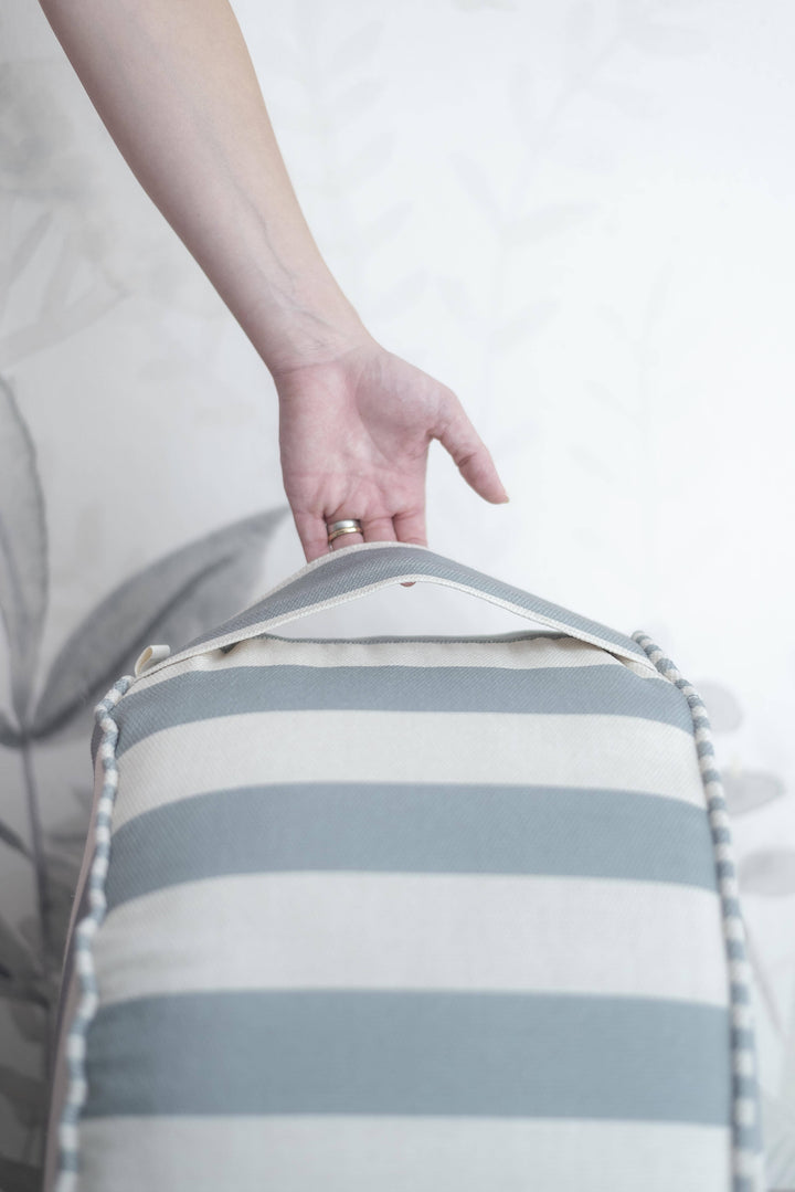 Puf Tambor Rayas Verde Mundo Kaleido 