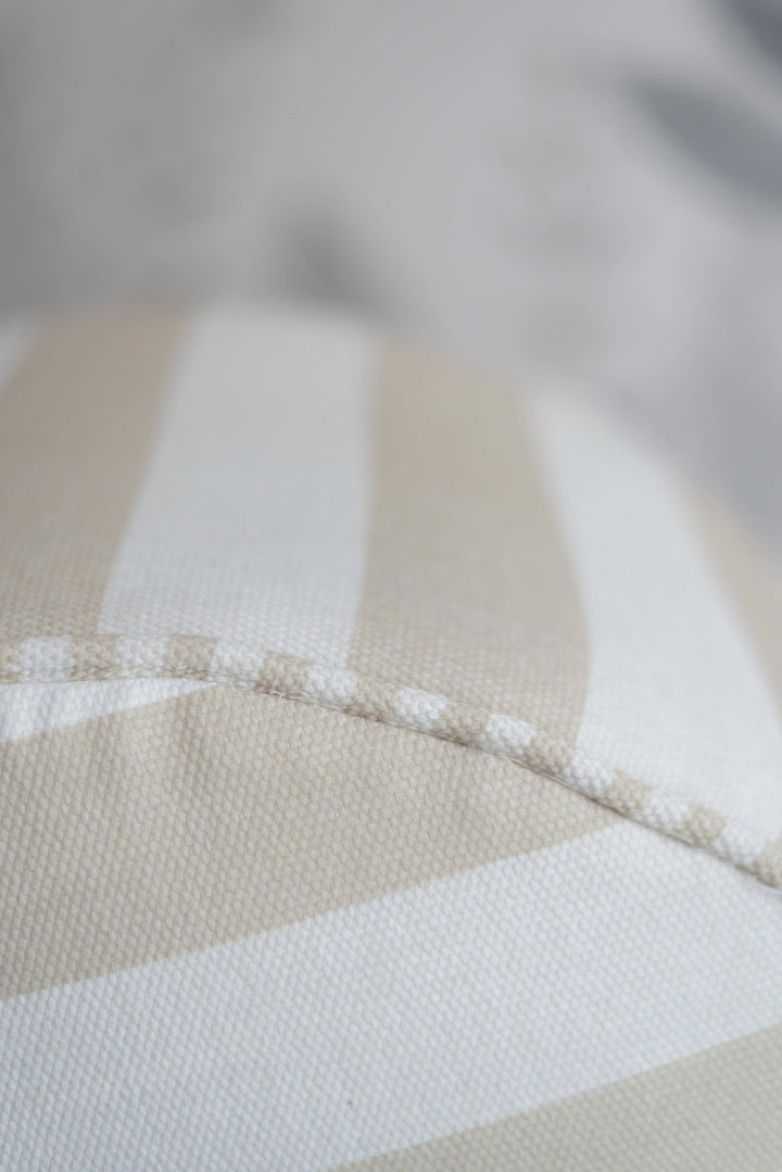 Puf Tambor Rayas Camel Mundo Kaleido 