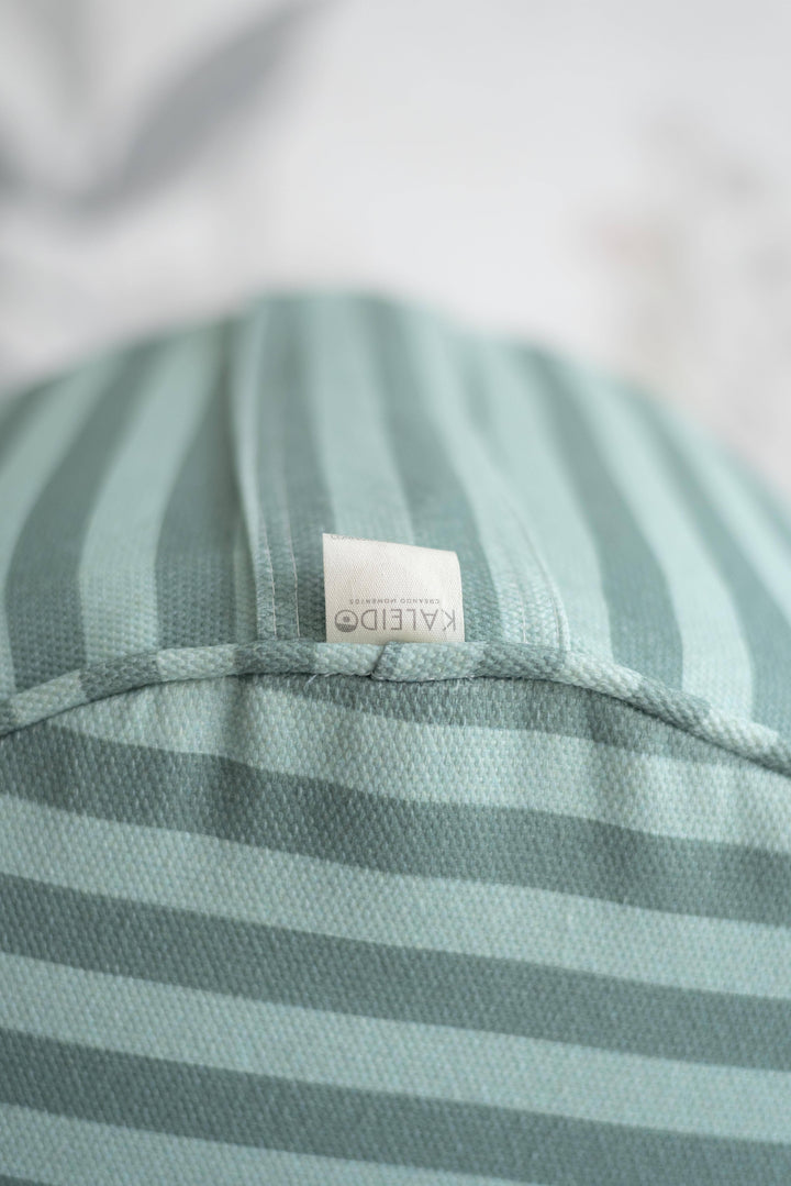 Puf Tambor Rayas Circo Verde Mundo Kaleido 