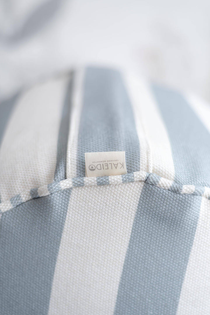 Puf Tambor Rayas Verde Mundo Kaleido 