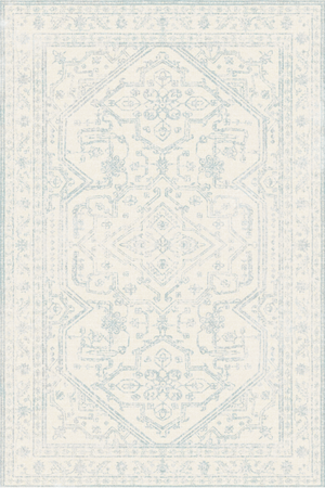 Lado A del mat Play Mat Persa Celeste / Hojas y Puntos Nude