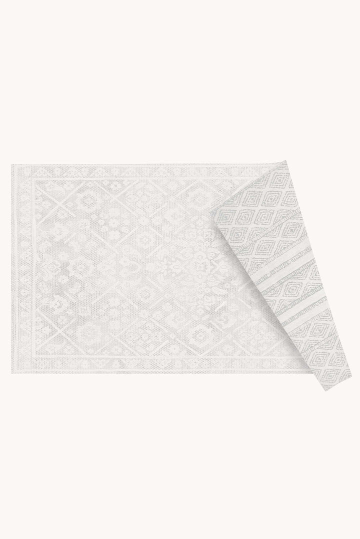 Playmat Alfombra Antigolpes XL Amapolas / Líneas y Rombos Gris