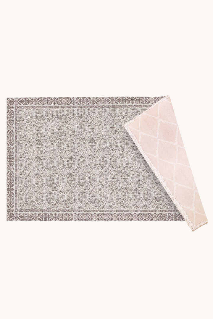 Playmat Alfombra Antigolpes XL Rombos Lana / Rombos Étnicos Burdeo