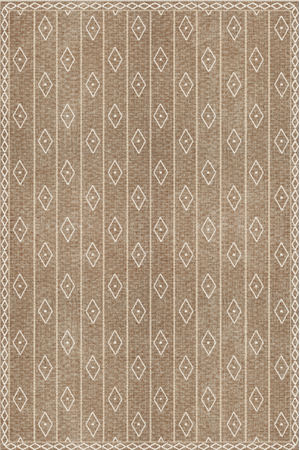 Lado A del mat Play Mat Rombos Rafia / Rombos Étnicos Sage